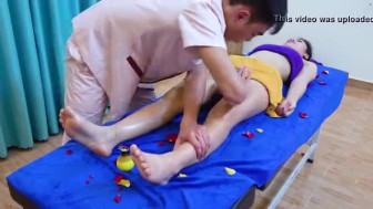 Hot Japanes girl girlfriend girl Gets attractive Massage And Get pounded 2
